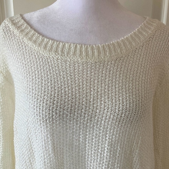 LC Lauren Conrad XL sweater off white - Picture 5 of 10